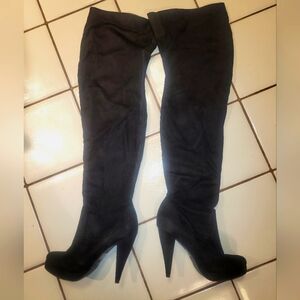 Black Over-the-Knee Boots
